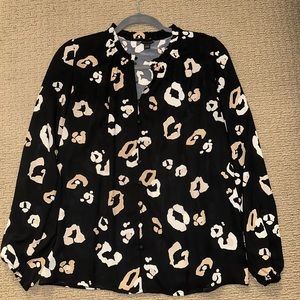 Ann Taylor animal print blouse